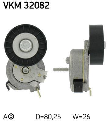 Rolo tensor da correia trapezoidal estriada SKF ref. VKM 32082